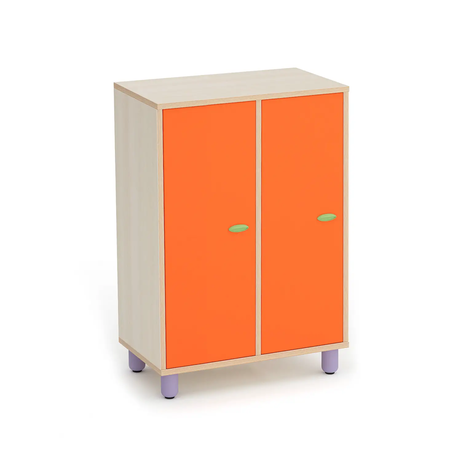 Modulo Onda Spogliatoio 2 Ante Arancione - Accoglienza