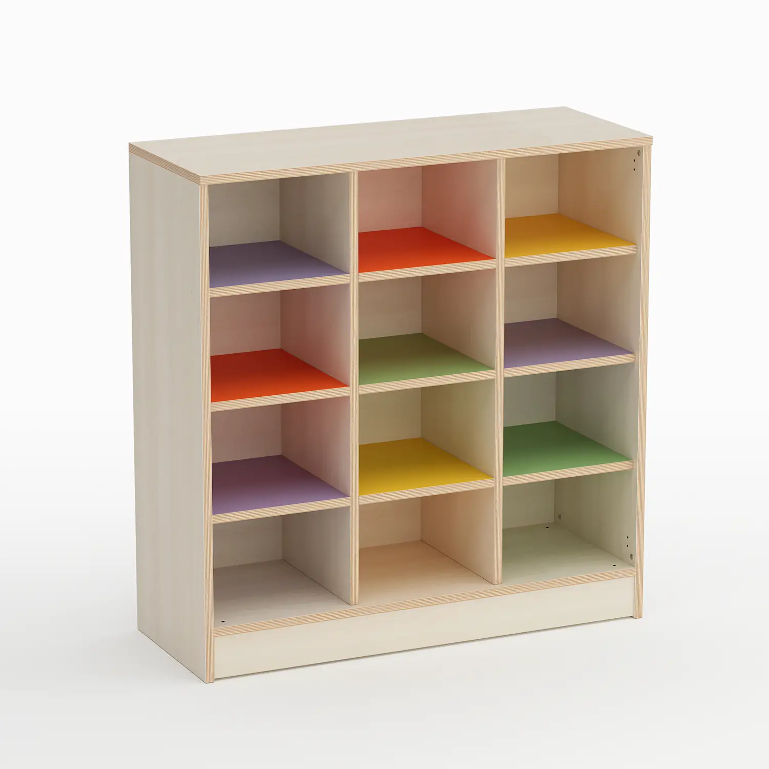 Mobile Nursery School Shape with 12 Boxes Height 110 cm. - CAM Compliant - Nursery and Kindergarten Furniture