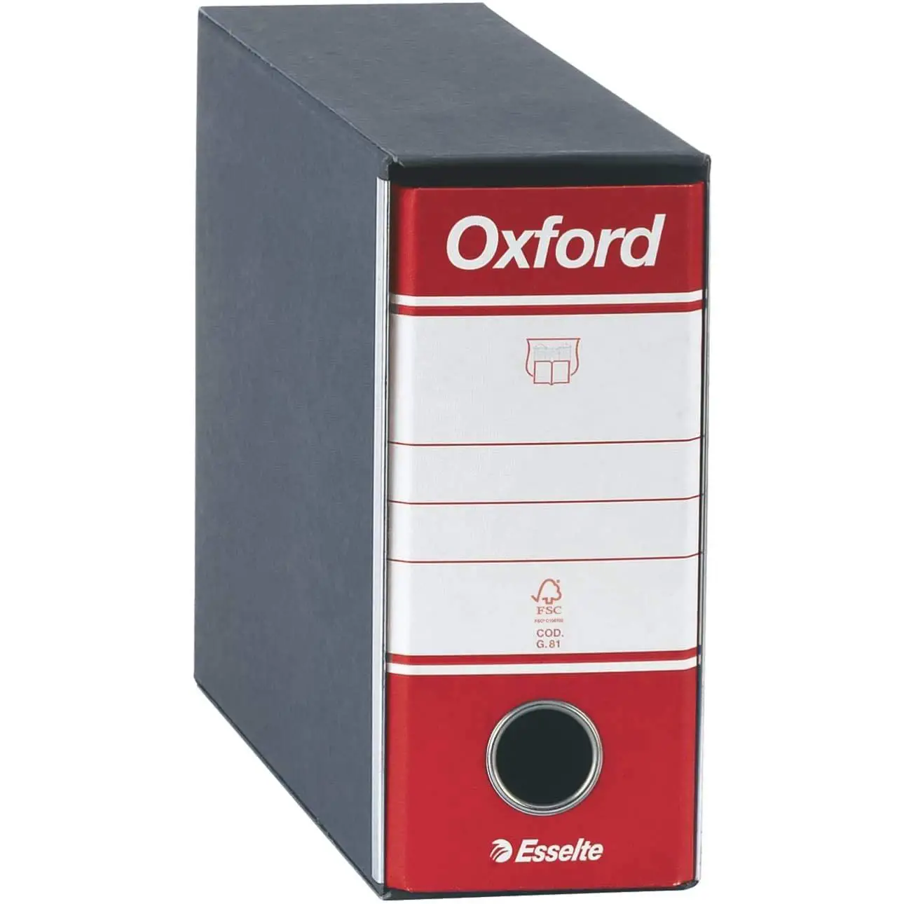 OXFORD REGISTER 23X18X8 RED - Storage