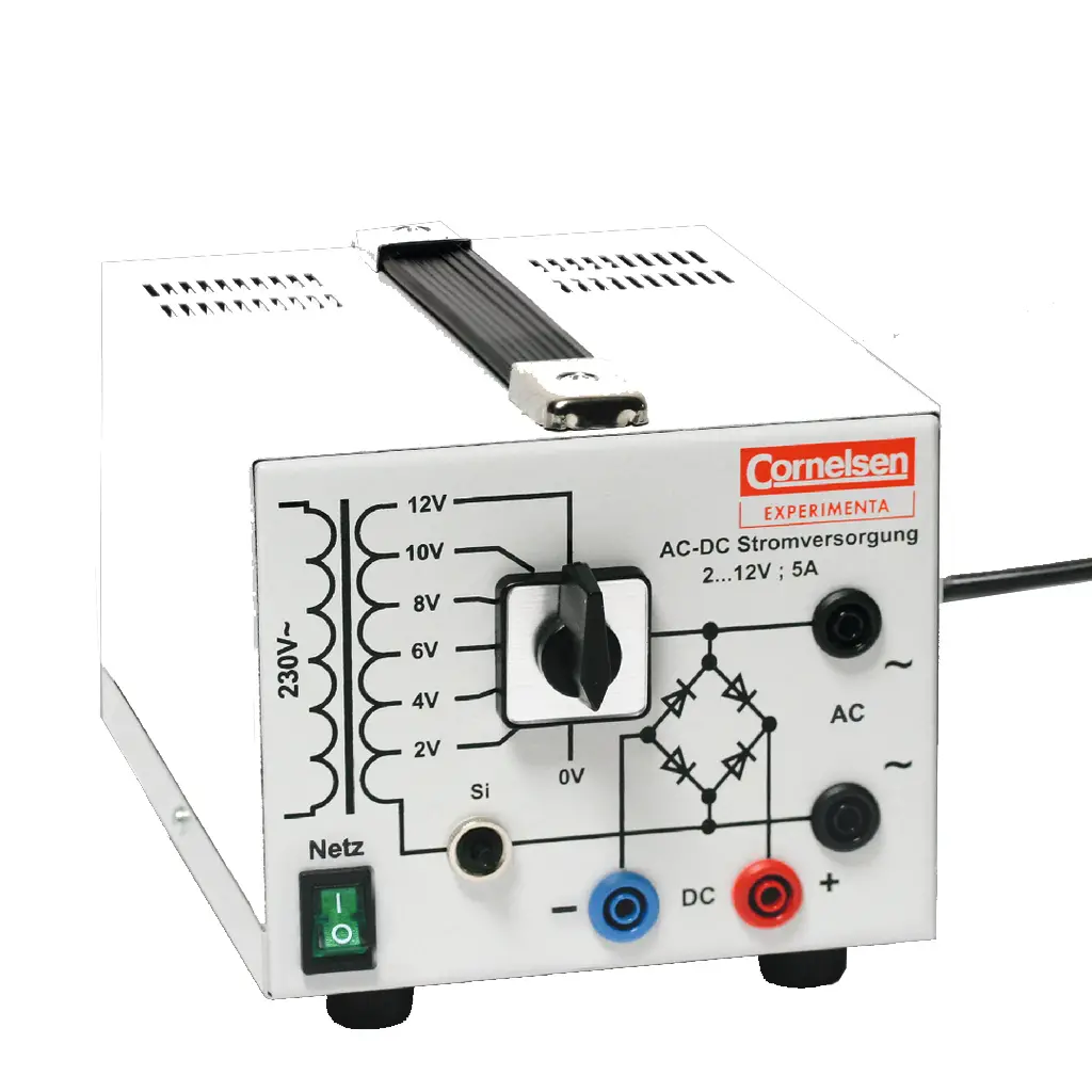 Alimentatore Regolabile A - 0/12V 6A AC/DC - Laboratori