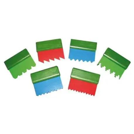 Spatole Flessibili per Tracciare: Set da 6 per Piccoli Artisti - Rulli, spugne e timbri