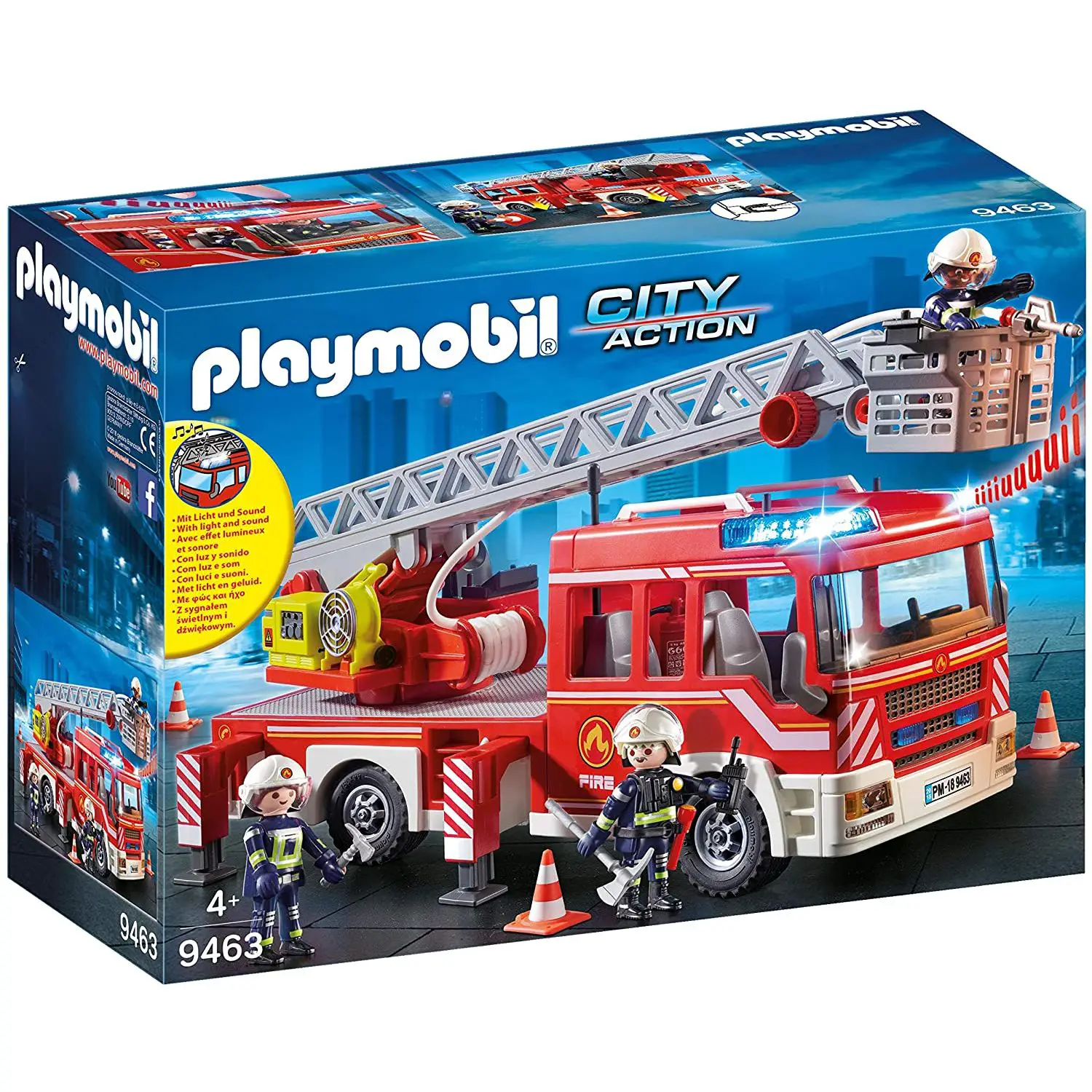 Autoscala dei Vigili del Fuoco - Playmobil City Action - playmobil