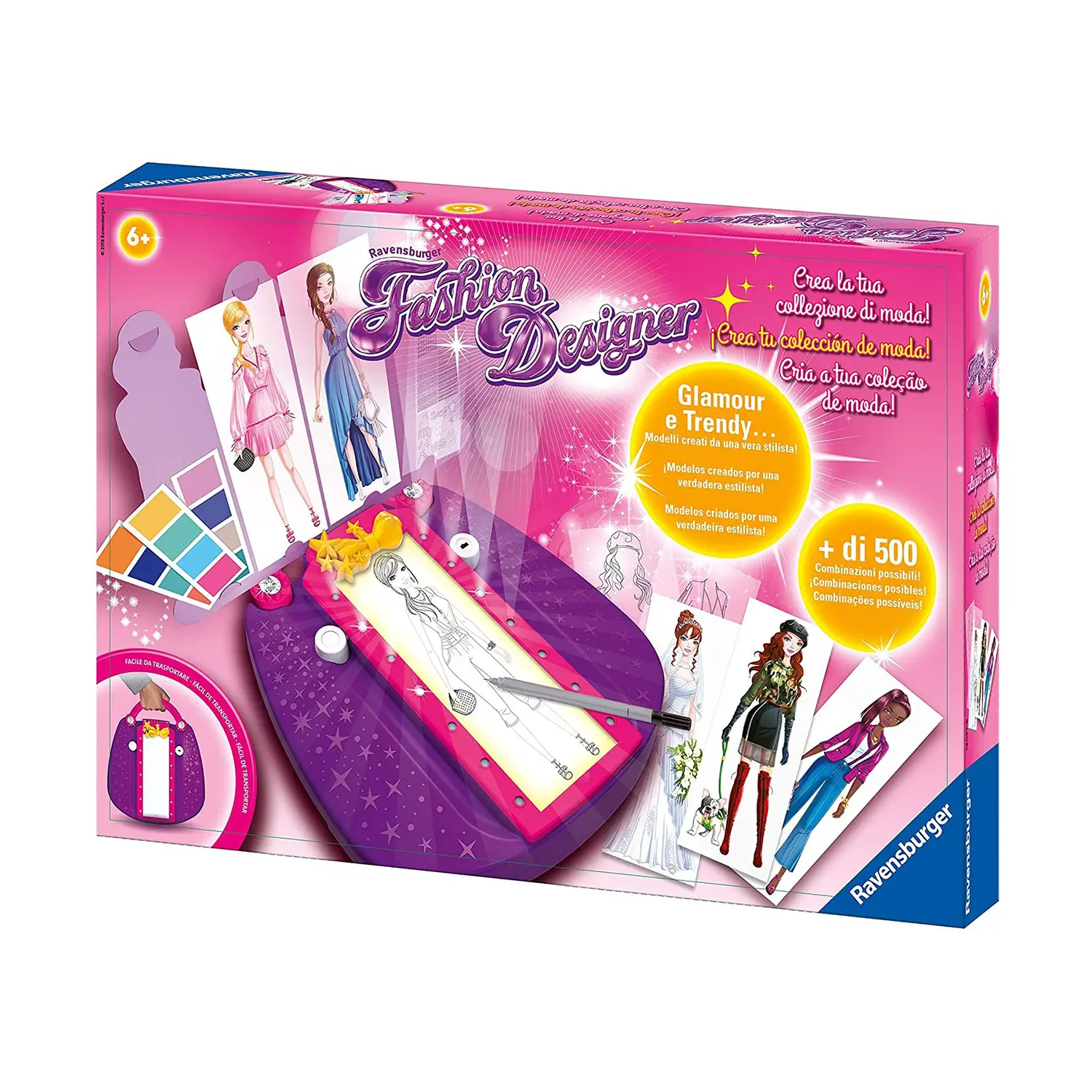 Ravensburger – Fashion Designer: Crea la Tua Collezione di Moda - creatività