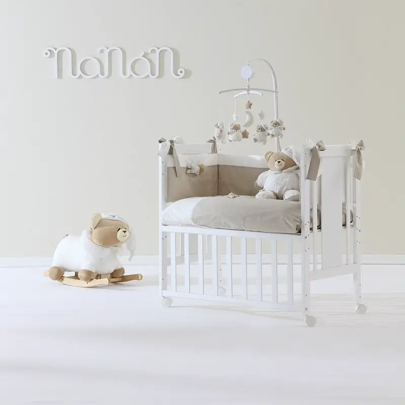 TATO BABY BED MINI-ME WHITE WITH MATTRESS - cribs