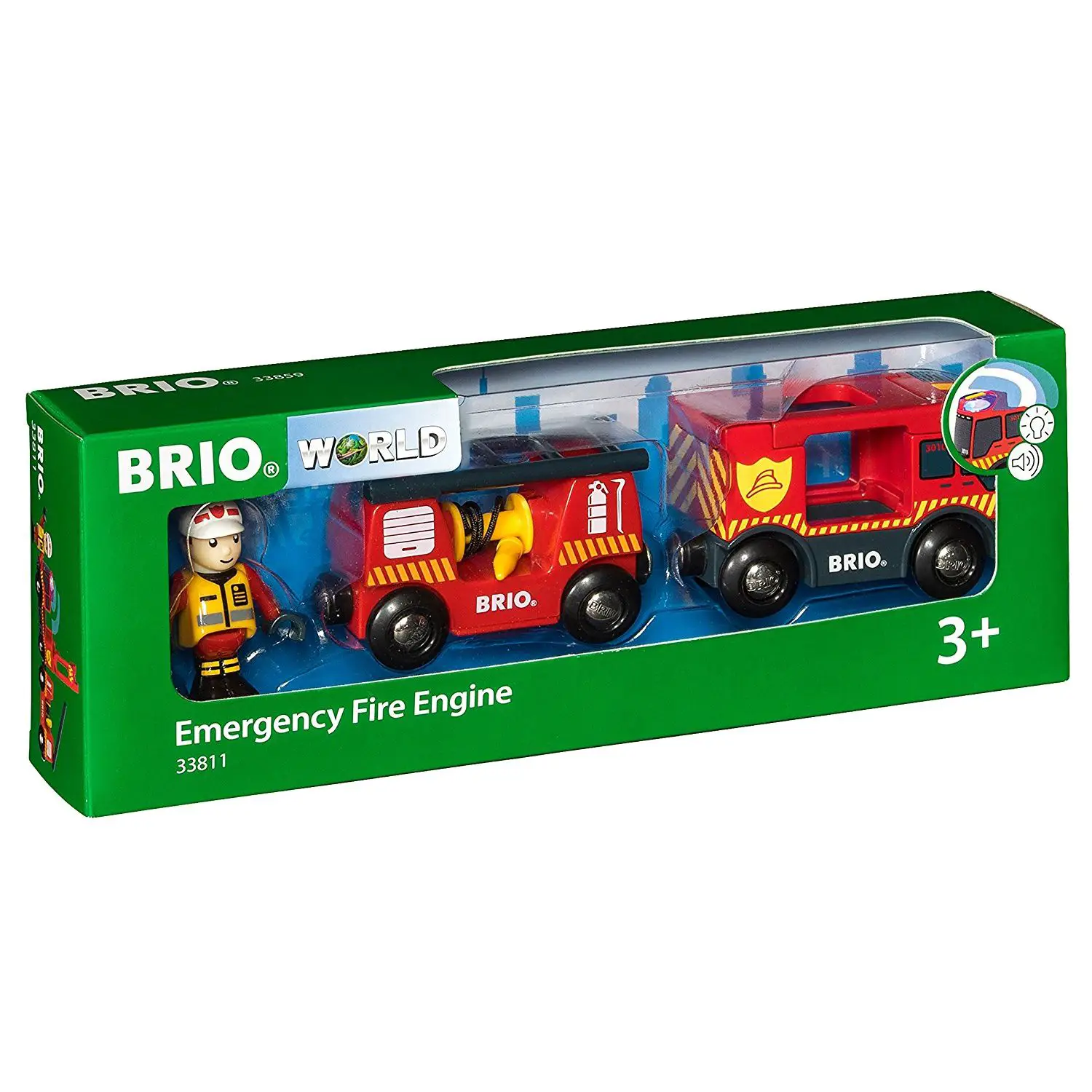 BRIO Camion dei Pompieri – Avventure di Salvataggio Interattive - Costruzioni in legno