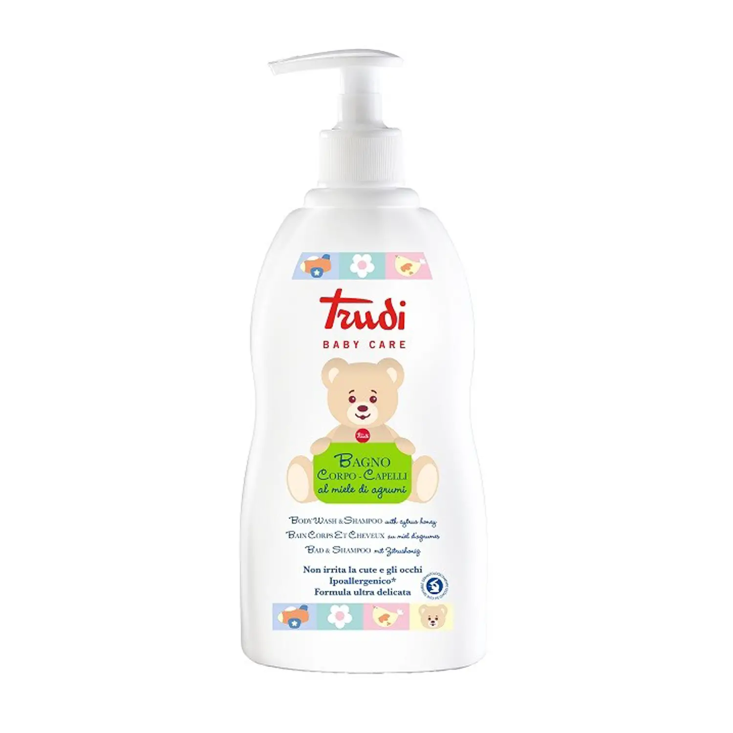 Trudi Baby Care Bagno Corpo e Capelli – 500 ml - cosmesi e igiene