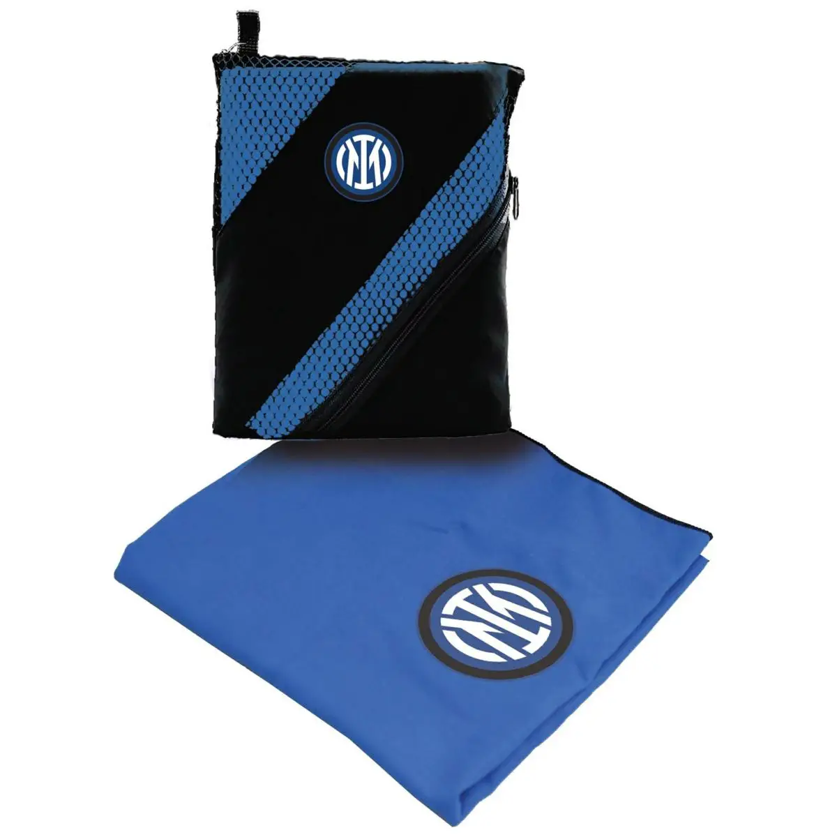 Telo Microfibra 90x170 cm Inter F.C. – Telo Mare e Palestra Ufficiale Nerazzurro - regalo e gadget valigeria