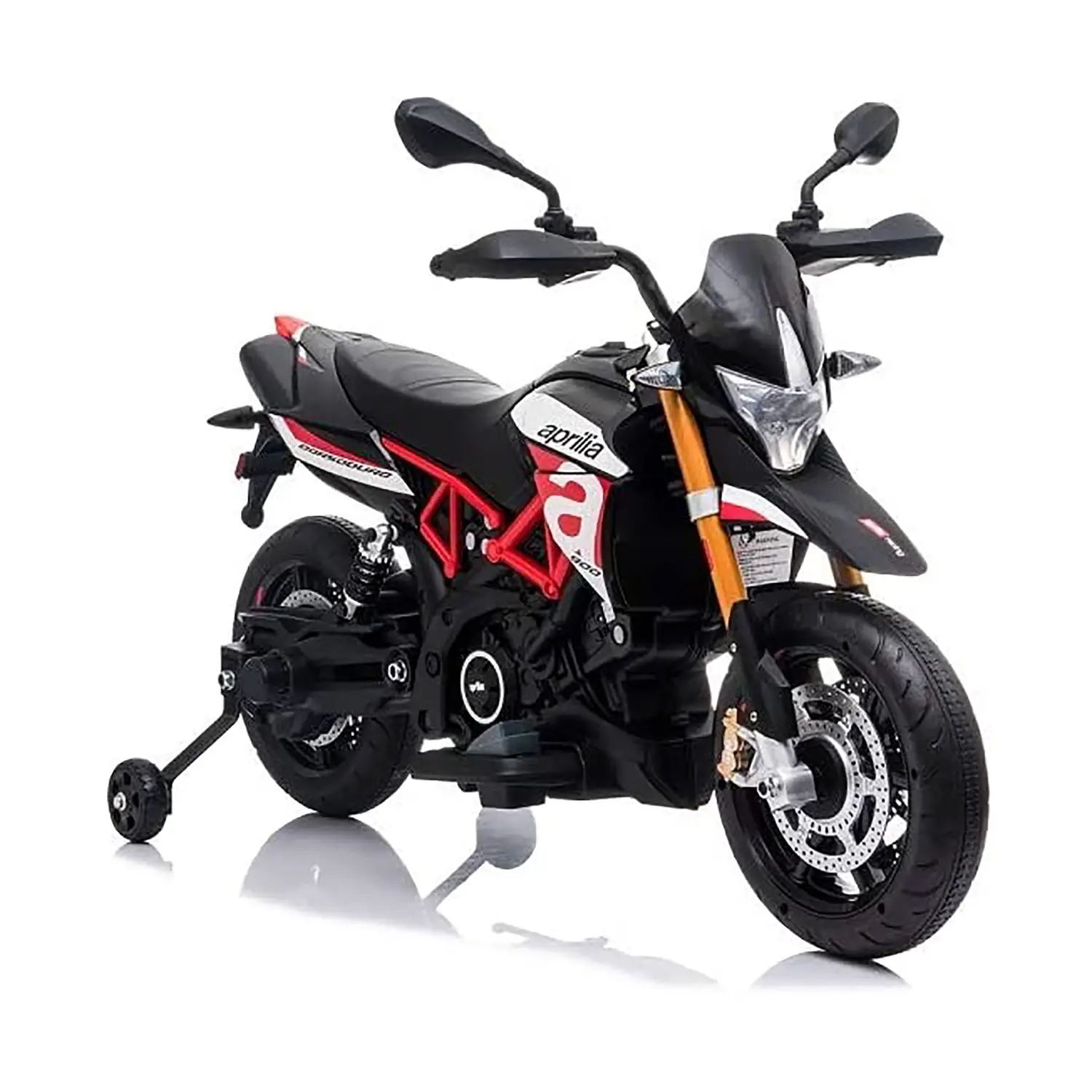 Children's Electric Motorcycle 12V Aprilia Dorsoduro Red - motorcycle