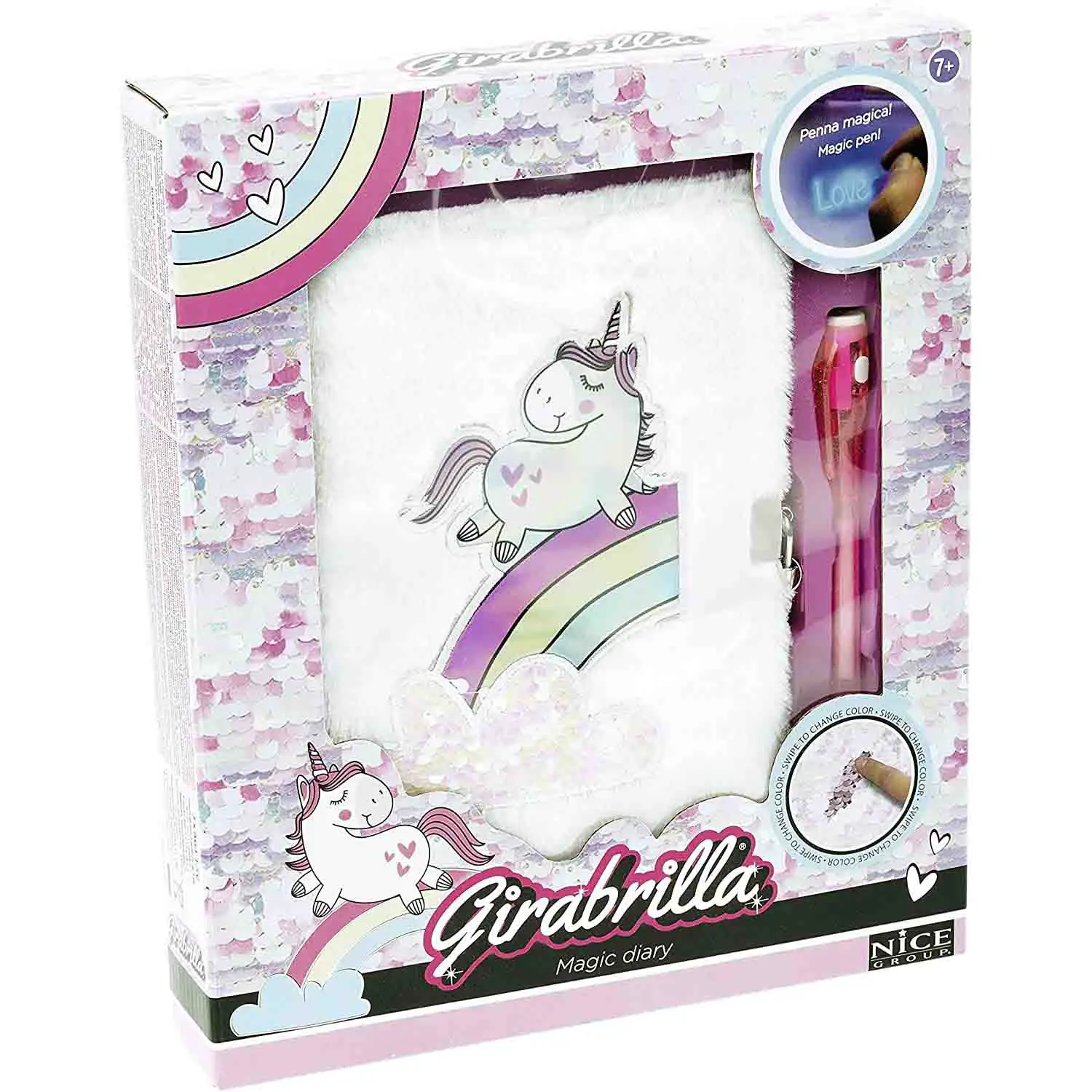 Girabrilla Unicorn Magico Diario - regalo e gadget valigeria