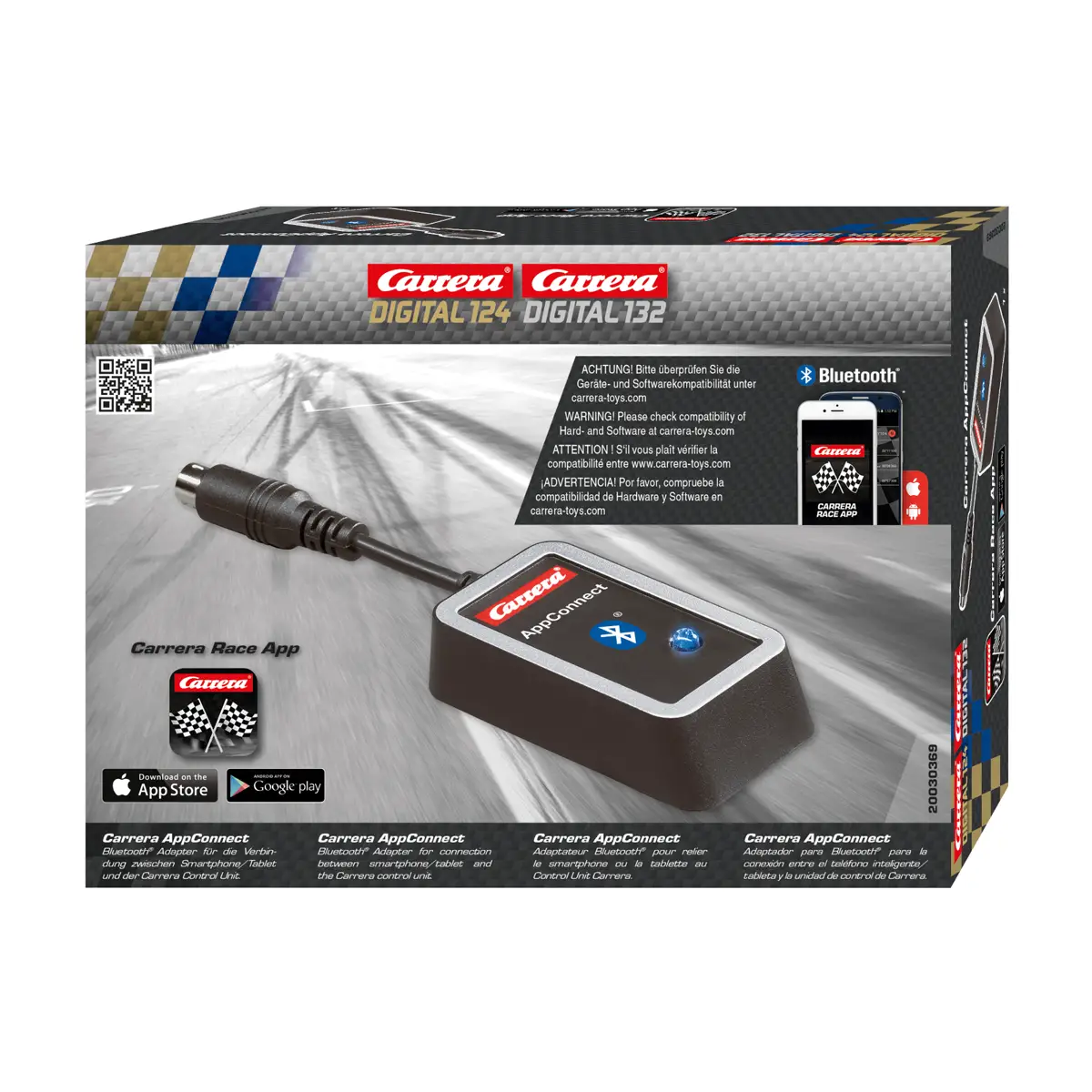 AppConnect Bluetooth per Pista Carrera Digital 132 e Digital 124 - Veicoli, garage e piste