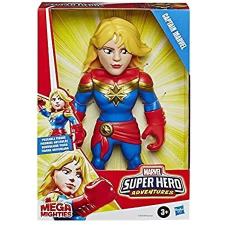 Mega Mighties Avengers – Captain Marvel Action Figure 25 cm - action figures ed accessori