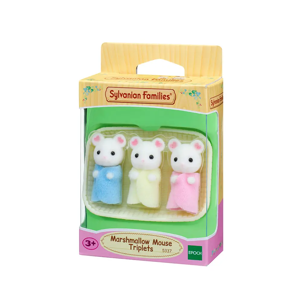 Trigemini Marshmallow Sylvanian Families - Set Giocattolo Cuccioli - play set e accessori bambole