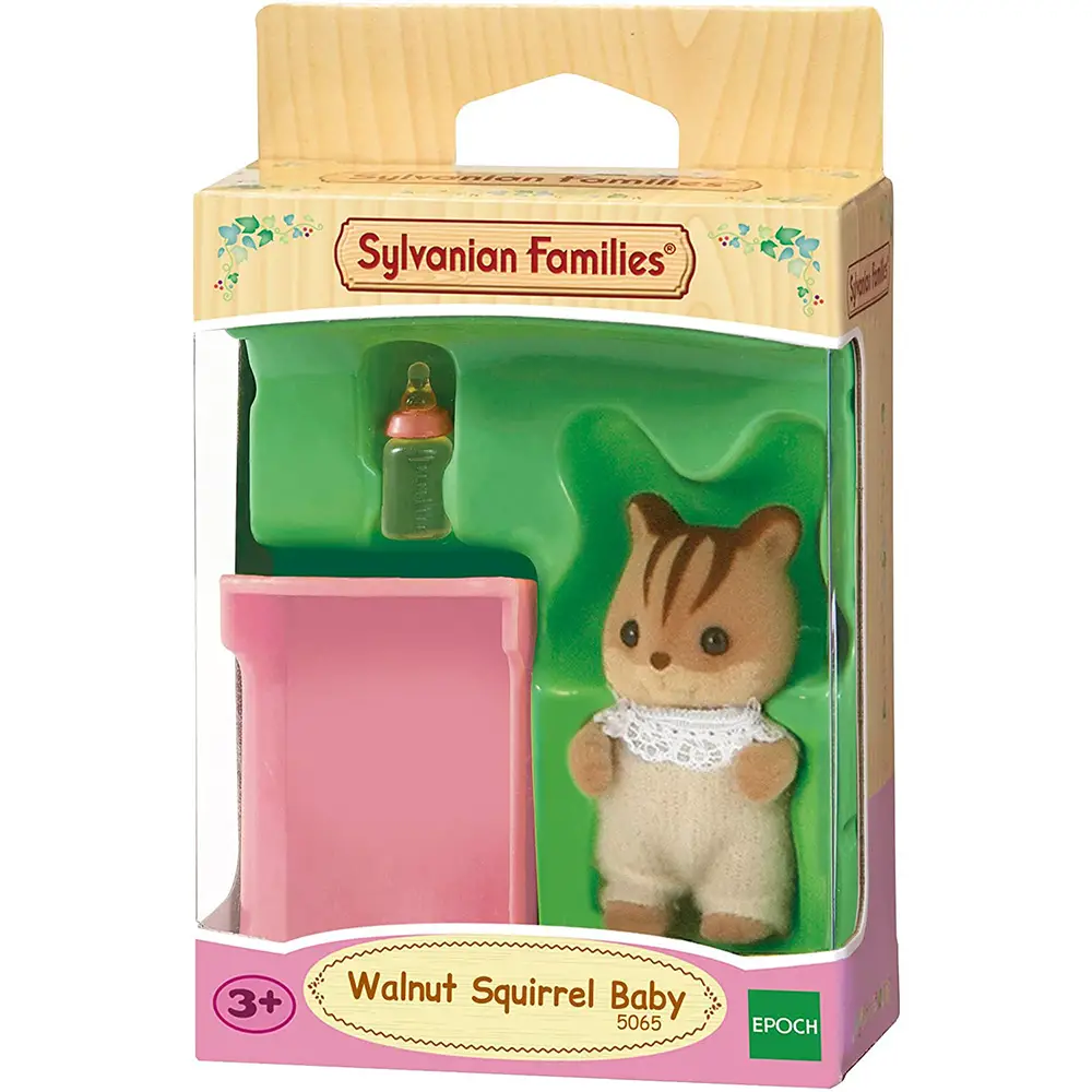 Bebè Scoiattolo Nocciola Sylvanian Families - Set Giocattolo BambiniD97598 - play set e accessori bambole