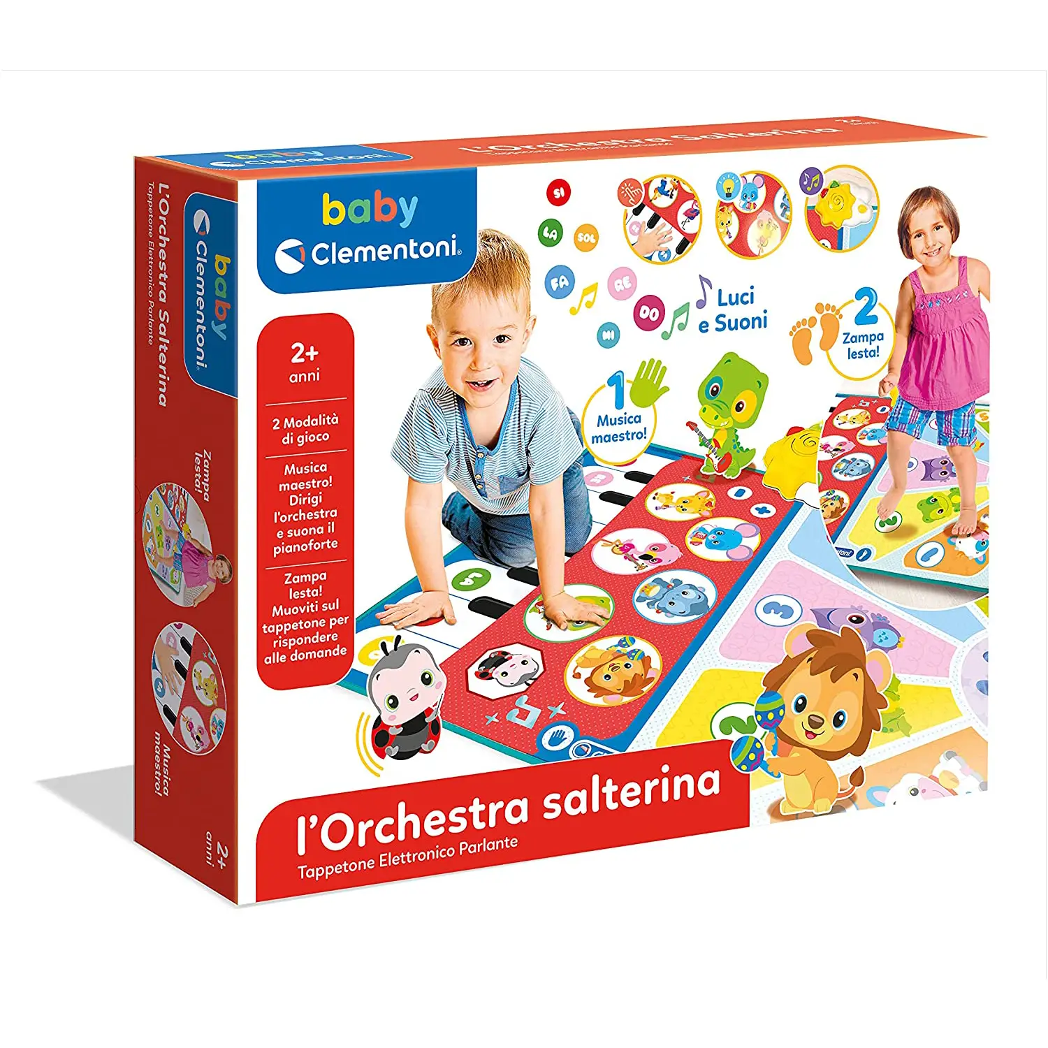 Tappeto Musicale Orchestra Salterina New – Tappetone Elettronico Interattivo - Primi giochi