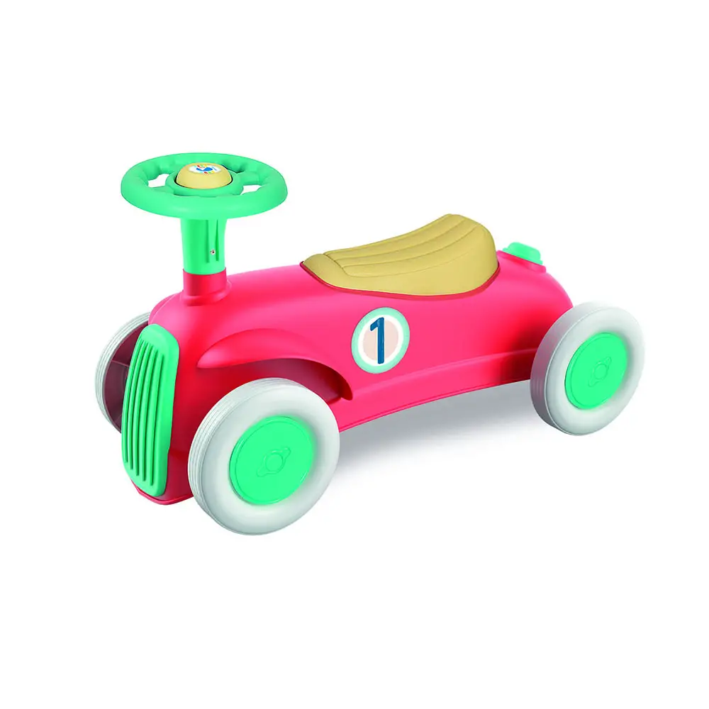 La Mia Prima Macchinina – Cavalcabile Vintage in Plastica Riciclata - Primi movimenti