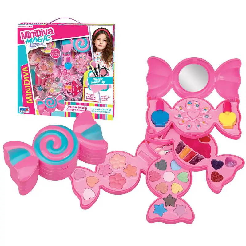 Trucchi Minidiva Cosmetici Grande Caramella – Kit Makeup Bambini - Bambole e accessori