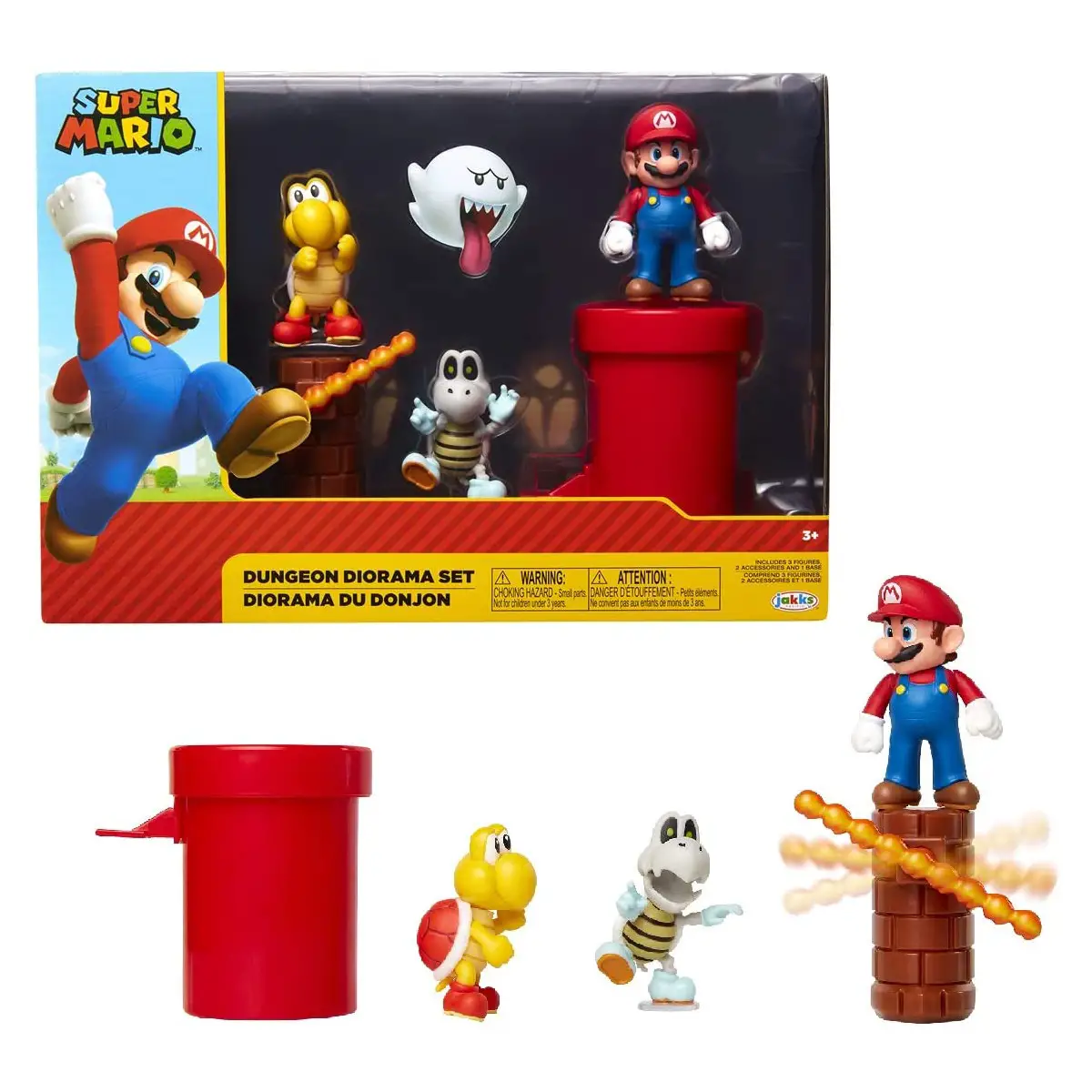 Nintendo Dungeon Diorama Set - Playset Super Mario - action figures ed accessori