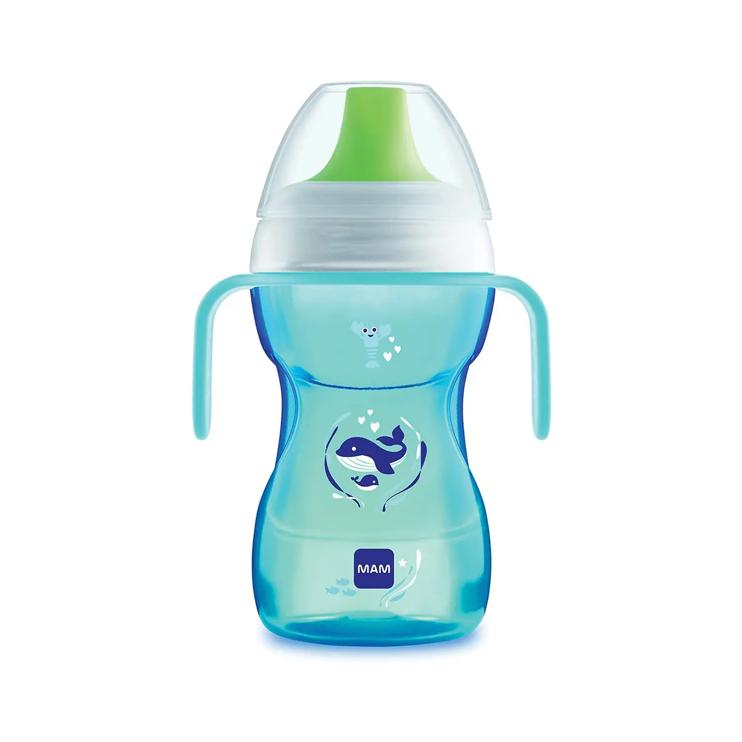 Tazza MAM Fun To Drink Cup 270 ml – Azzurra, 8+ Mesi - piatti e posate