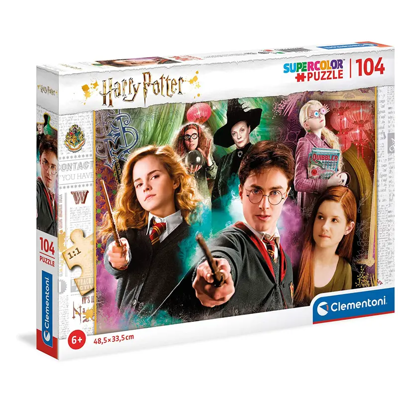 Puzzle 104 Pezzi Harry Potter – Puzzle Bambini dai 6 Anni – Clementoni Supercolor - Puzzle in cartone