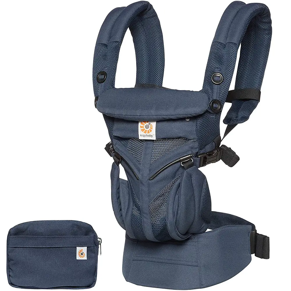 Marsupio Omni 360 Ergobaby Cool Air Midnight Blue - Marsupio Ergonomico - marsupi e zaini porta bimbo