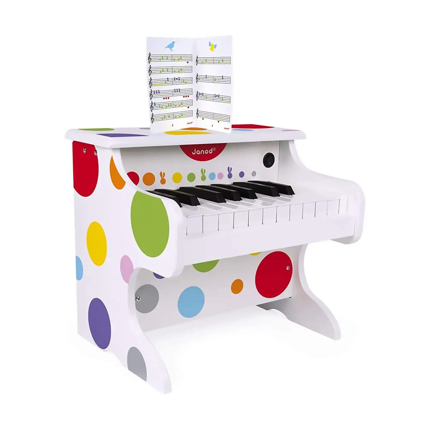 Il Mio Primo Pianoforte Elettronico Coriandoli Janod J07618 - Primi giochi