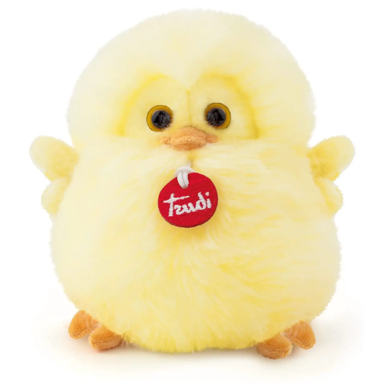 Peluche Trudi Fluffy Pulcino S - Morbidezza e Tenerezza Assoluta - peluches 0/36 mesi