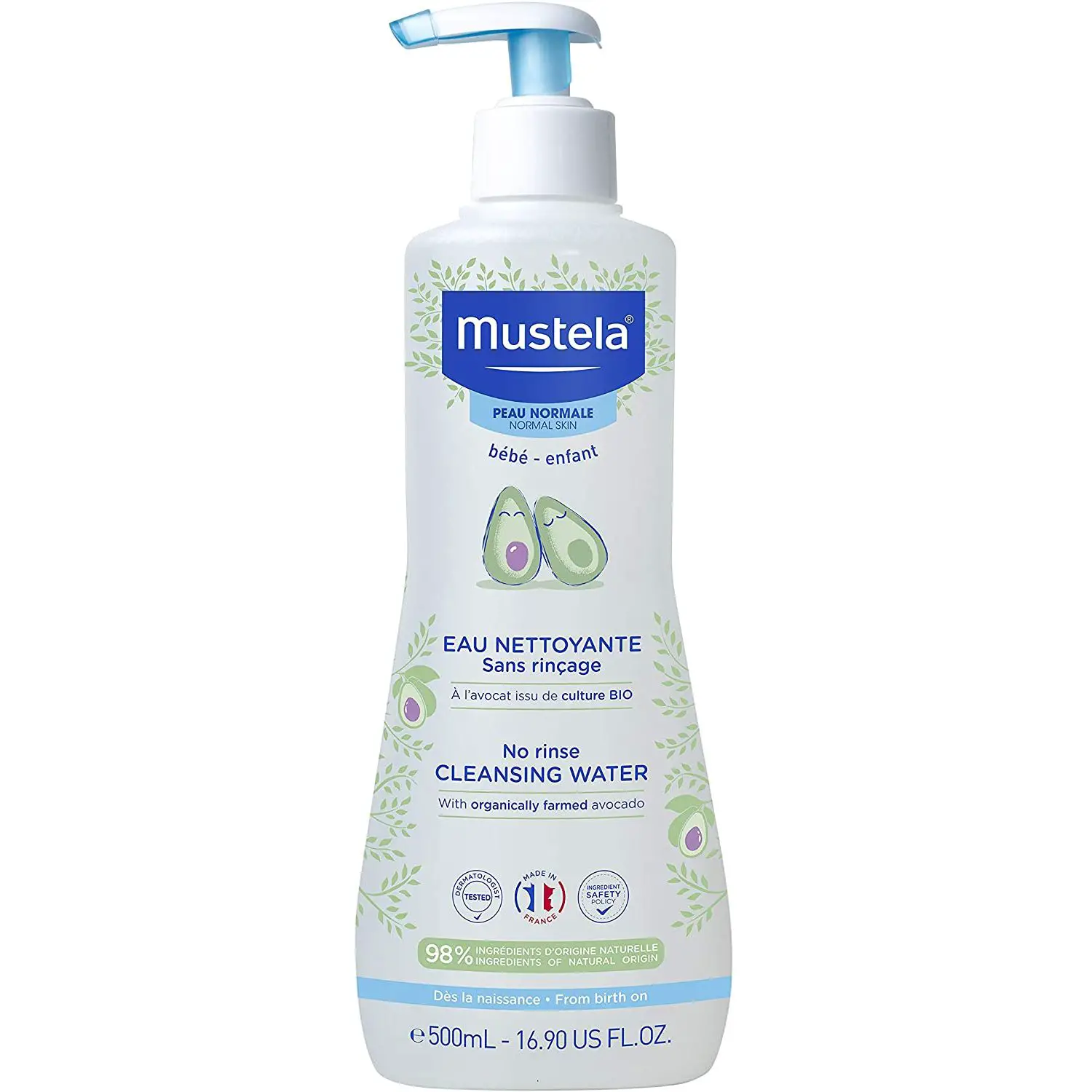 Mustela Fluido Detergente Senza Risciacquo Avocado – 300 ml - cosmesi e igiene