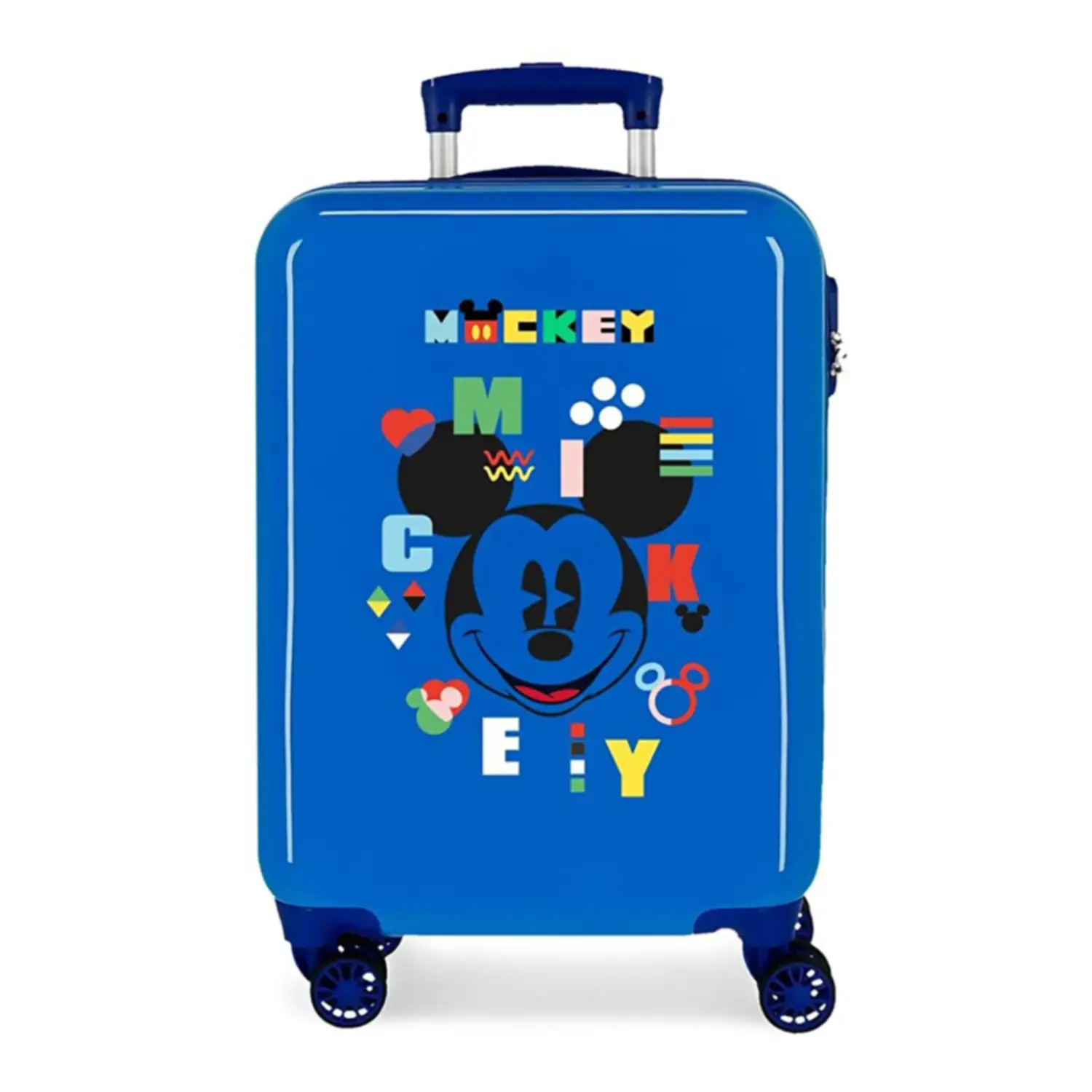 Trolley Abs 55cm. 4 Ruote Azzurro Mickey Shape Shifter - regalo e gadget valigeria