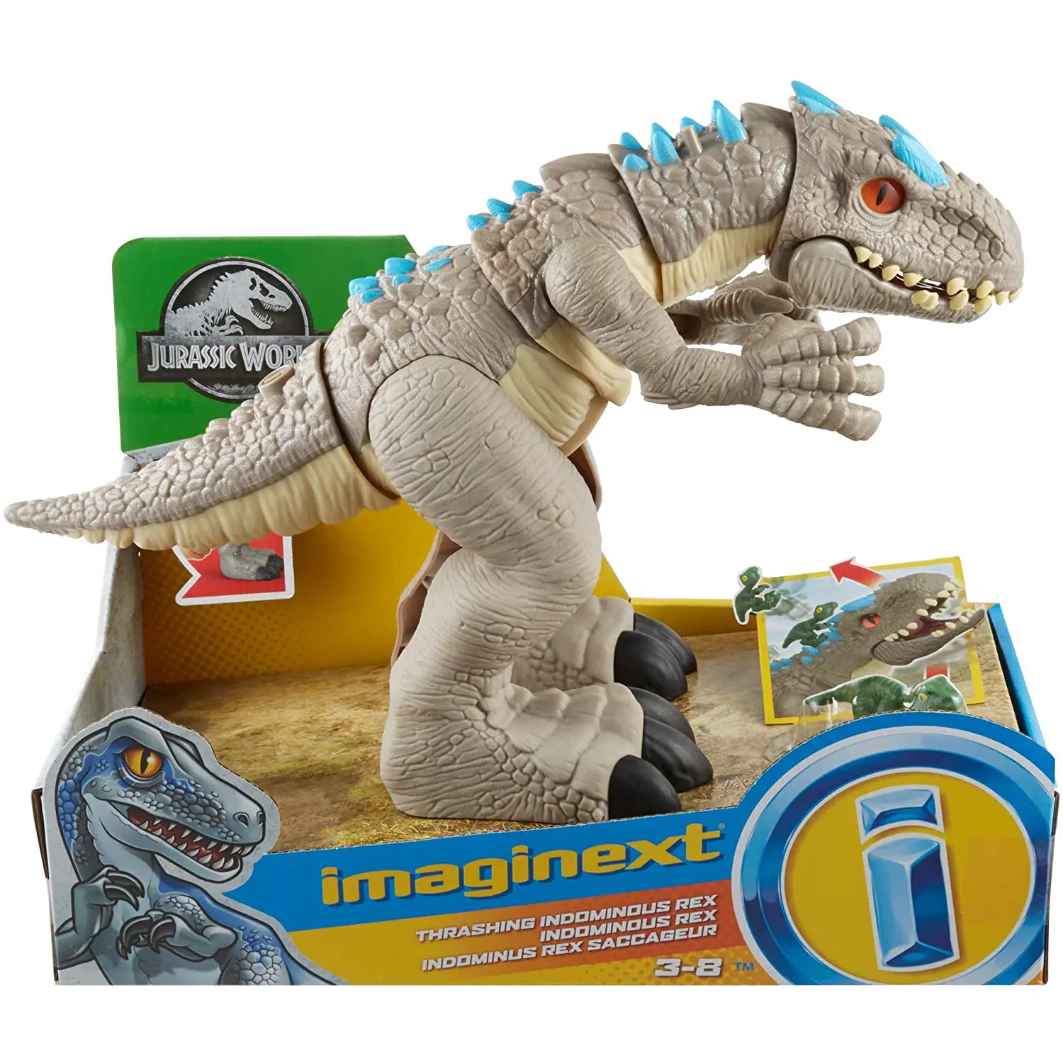 Jurassic World Ferocissimo Indominus Rex - action figures ed accessori