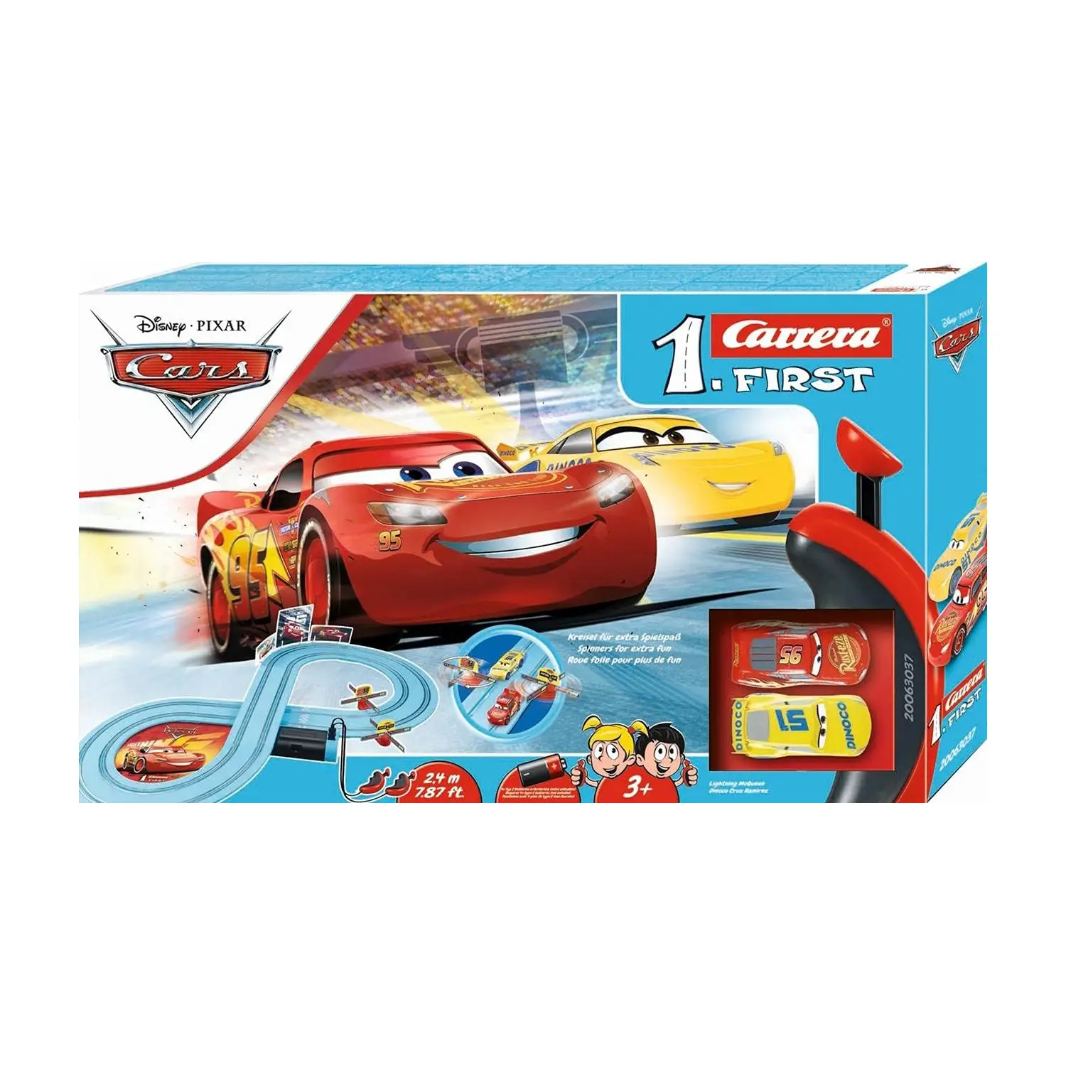 Pista Disney Pixar Cars Race of Friends – Carrera FIRST 1:43 - Veicoli, garage e piste