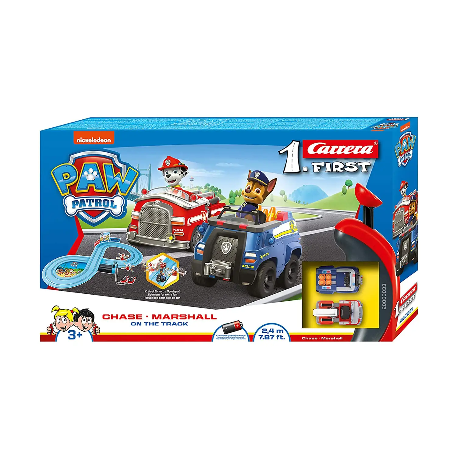 Pista Paw Patrol On The Track – Carrera FIRST 1:43 - Veicoli, garage e piste