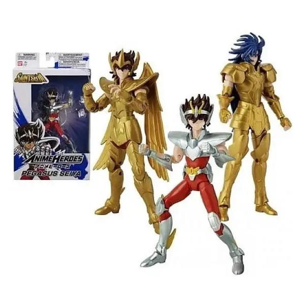Saint Seiya Anime Heroes - Assortimento 3 Action Figure (Seiya, Shaka, Aiolos) - action figures ed accessori