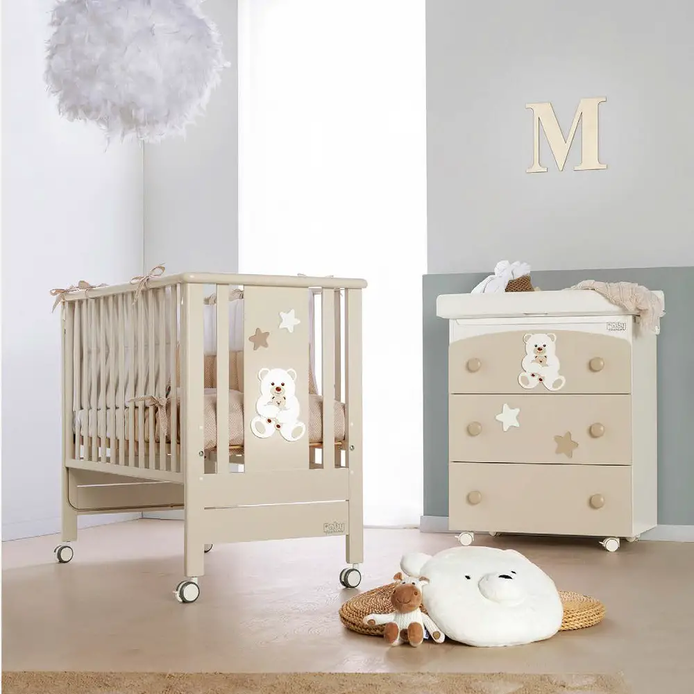 Insieme Kit Avana 5 Pezzi – Letto, Bagnetto e Tessile per Neonati - collezioni