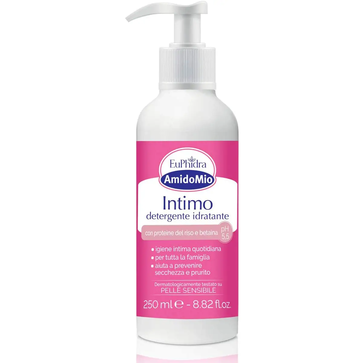 Euphidra Amidomio Intimo Detergente Idratante 250 ml – Igiene Intima Delicata Quotidiana - cosmesi e igiene