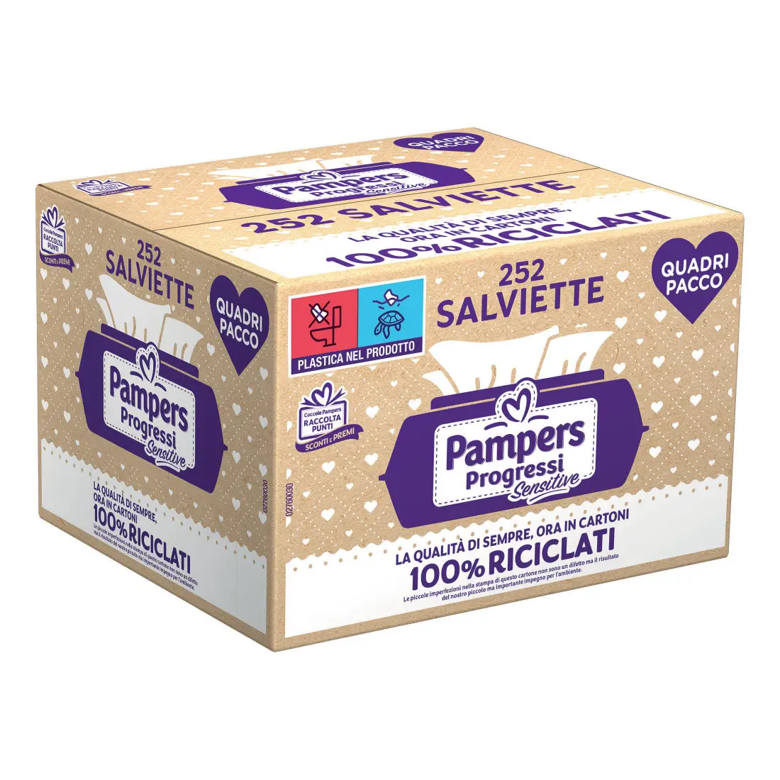 Pampers Progressi Sensitive Wipes 252 Pcs - diapers and wipes