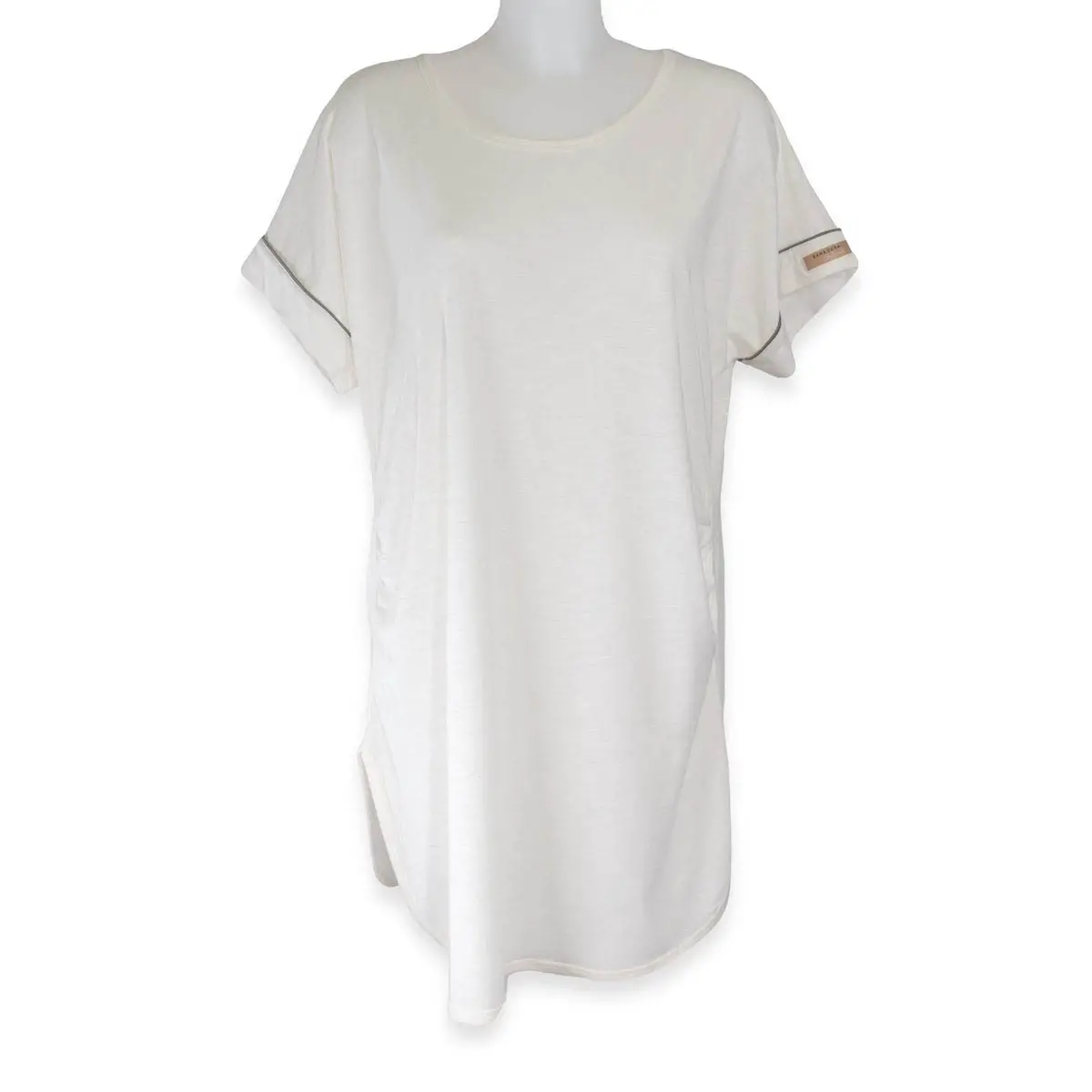 Bamboom Camicia Notte Premaman & Parto Colore 43 Ivory Taglia L-Xl - linea mamma
