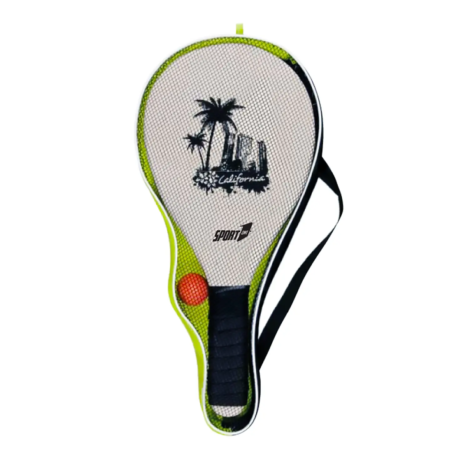 Set Racchettone Beach California – Racchette in Legno con Custodia e Pallina - Attrezzature sportive