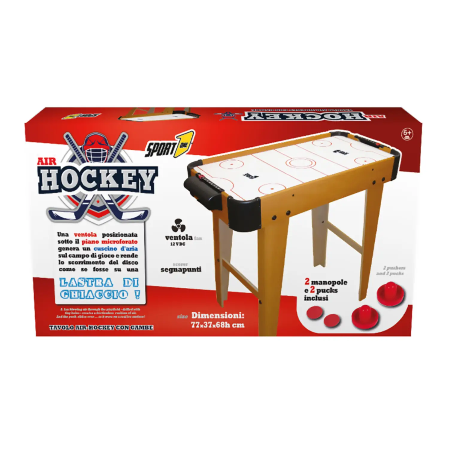 Air Hockey “Compact” con Gambe – Tavolo da Gioco Compatto - tavoli gioco