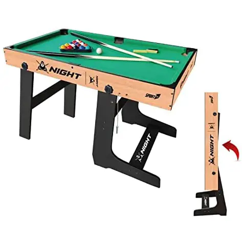 Sport One Biliardo Night Salvaspazio – Tavolo Pieghevole 122x61x76 cm - tavoli gioco