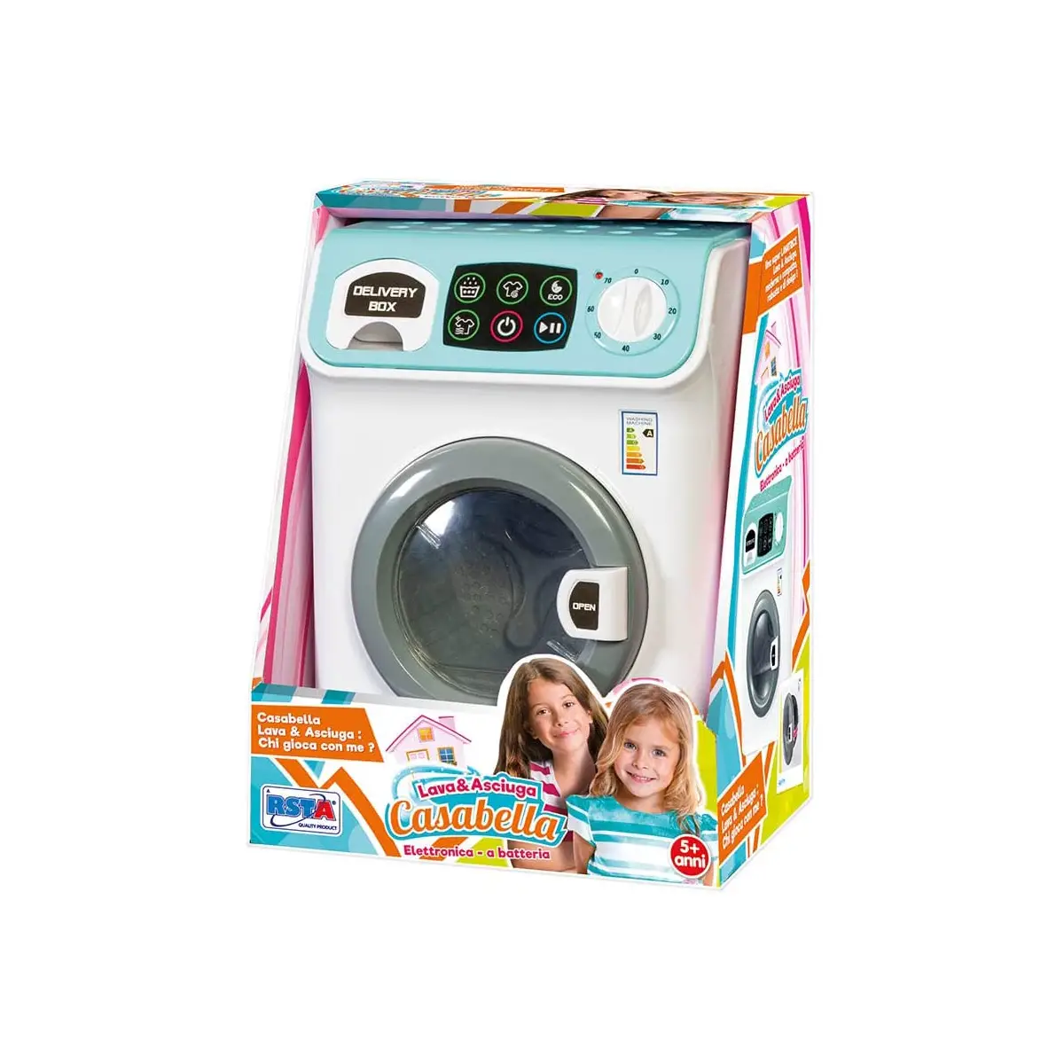 Lava e Asciuga Casabella - Lavatrice Lavasciuga Giocattolo - play set e accessori bambole