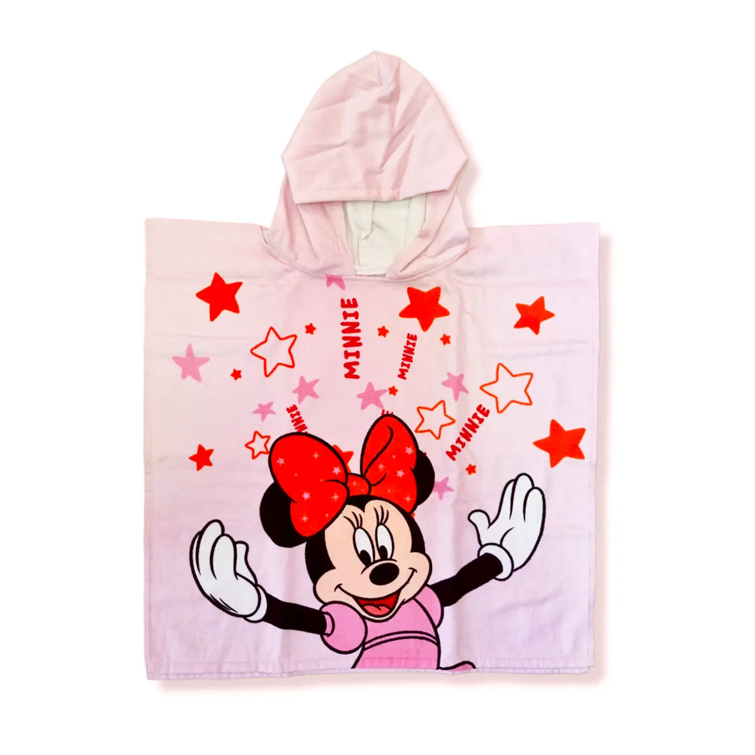 Hermet Minnie Poncho in Spugna 100% Cotone – 60x60 cm - regalo e gadget valigeria