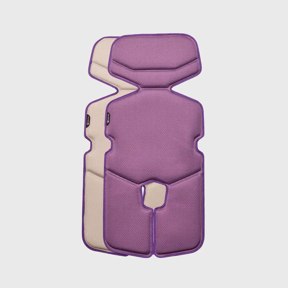 Airboard Materassino Traspirante Taglia S Panna Lilla Per Passeggini E Segg. Auto Gruppo 0+/1 - accessori