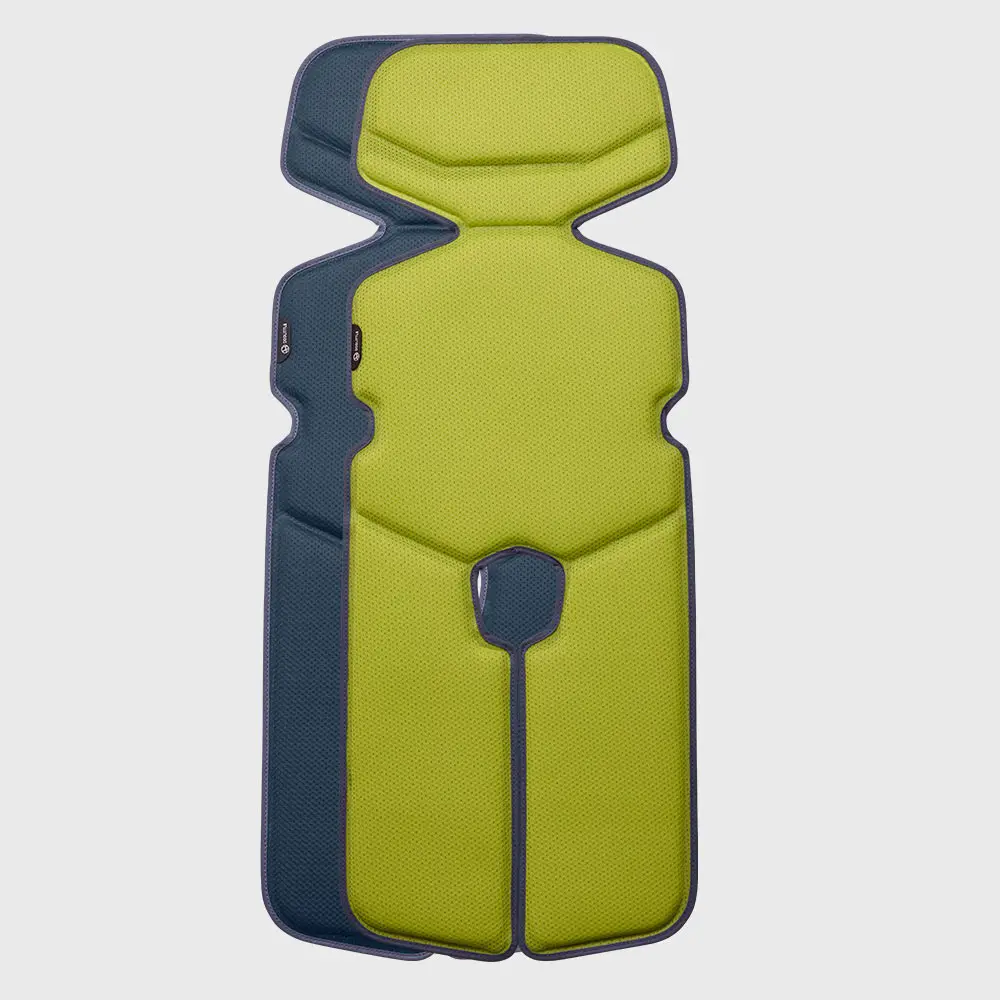 Airboard breathable mattress_Size M_ for Car Seat Group 2/3 and Stroller_Blue/lime - accessories