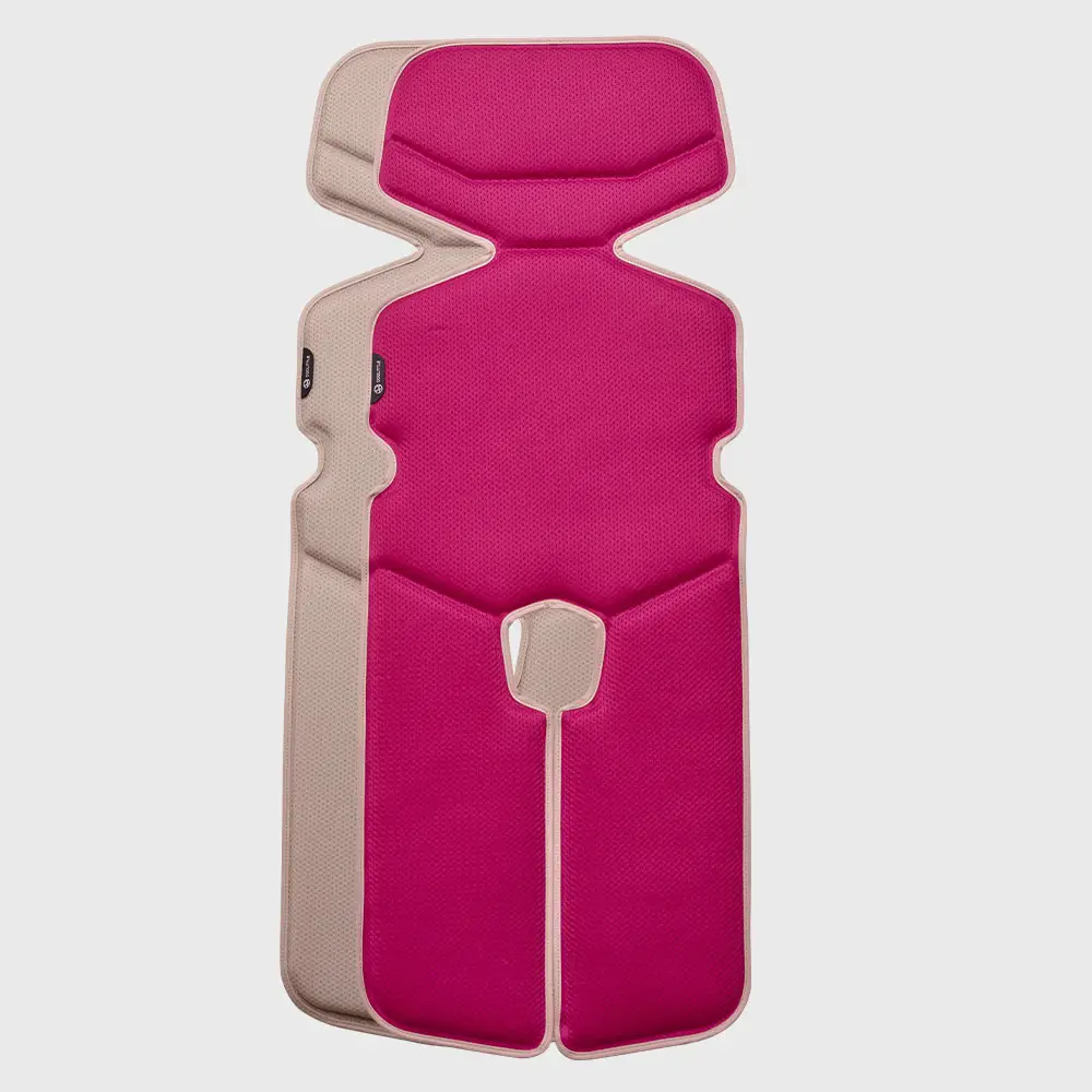 Airboard Materassino Traspirante_taglia M_ Per Seggiolino Auto Gruppo 2/3 E Passeggino_panna/rosa - accessori