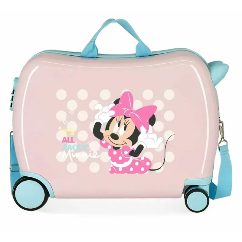 Minnie Play All Day Travel Trolley Rideable Abs 4 Wheels - gift and luggage gadgets