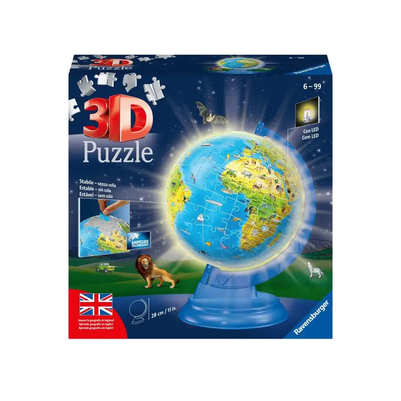 Puzzle 3D Globo Night Edition - puzzle 3d