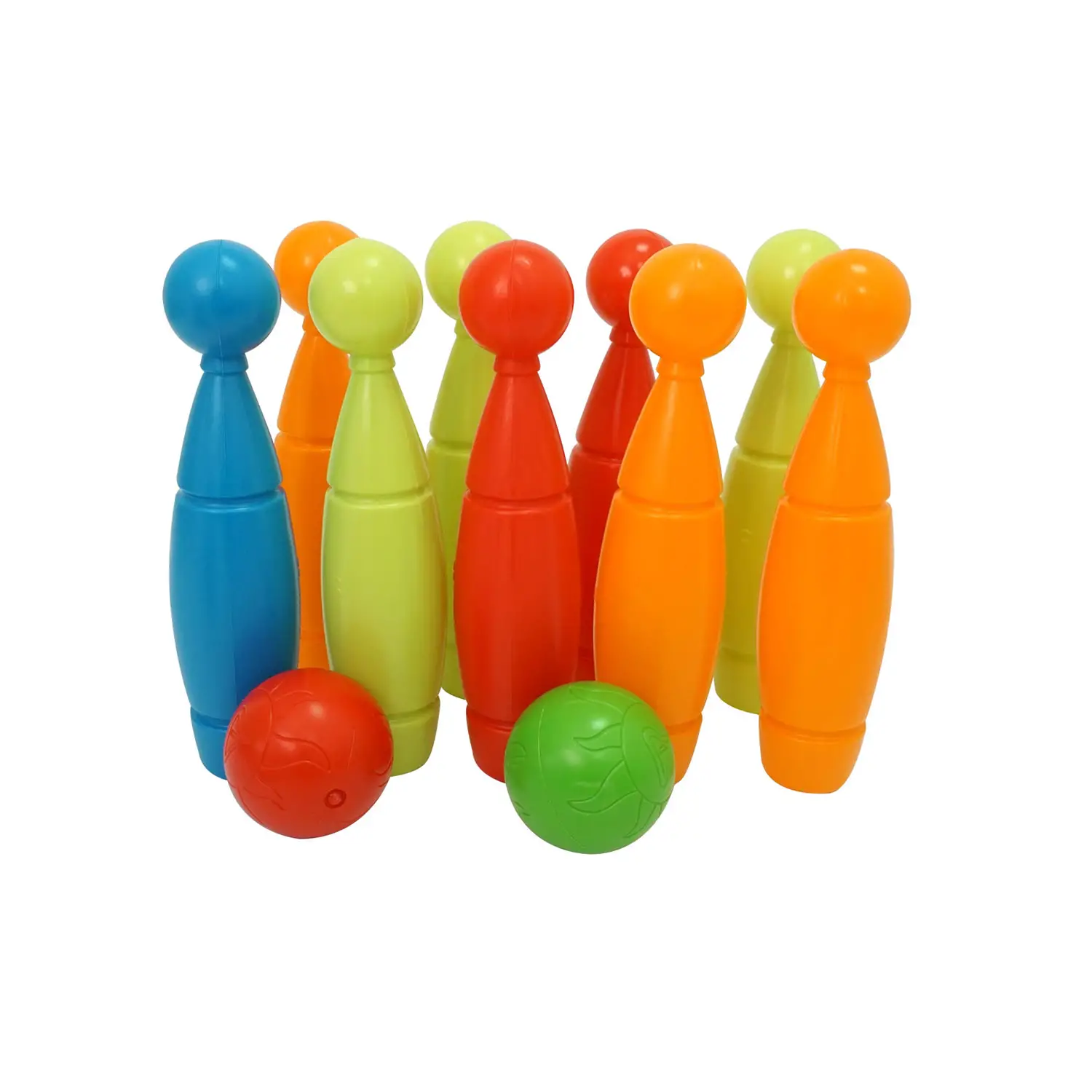 Set Birilli 29 cm con 2 Palline – Gioco All’Aperto e Indoor - Giochi acqua e sabbia