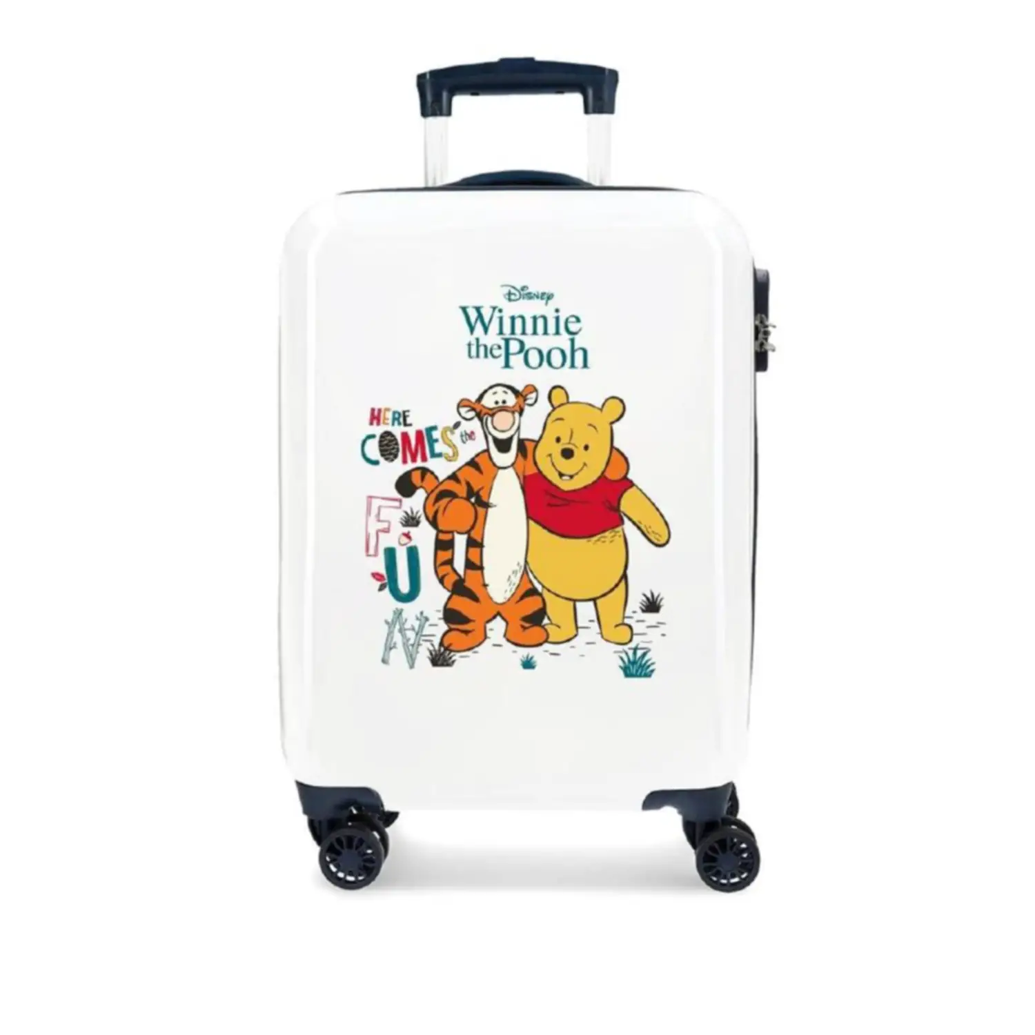 WINNIE & TIGGER TROLLEY ABS 55CM 4 WHEELS - gift and luggage gadgets