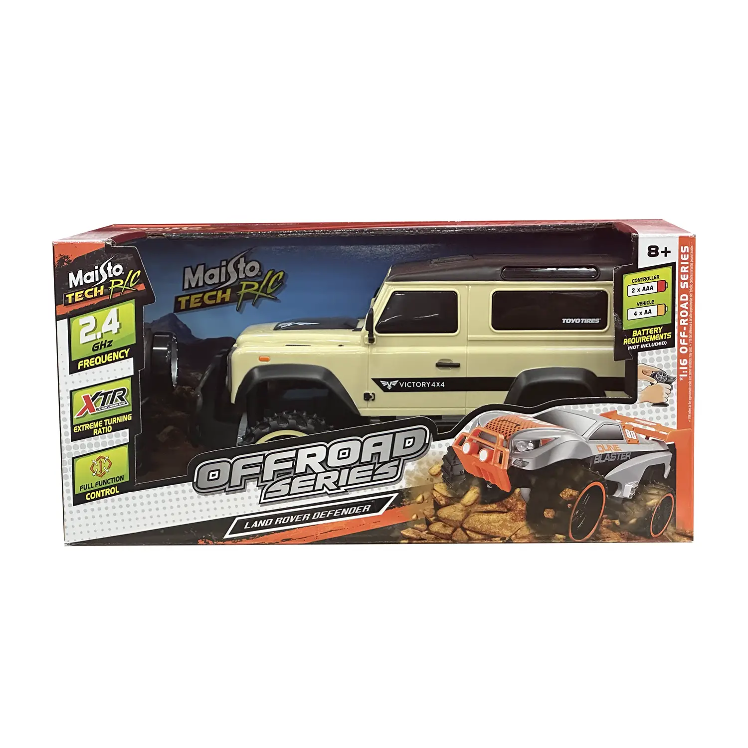 Radiocomando Auto 1:16 Land Rover Defender Victory 4x4 - radiocomandi