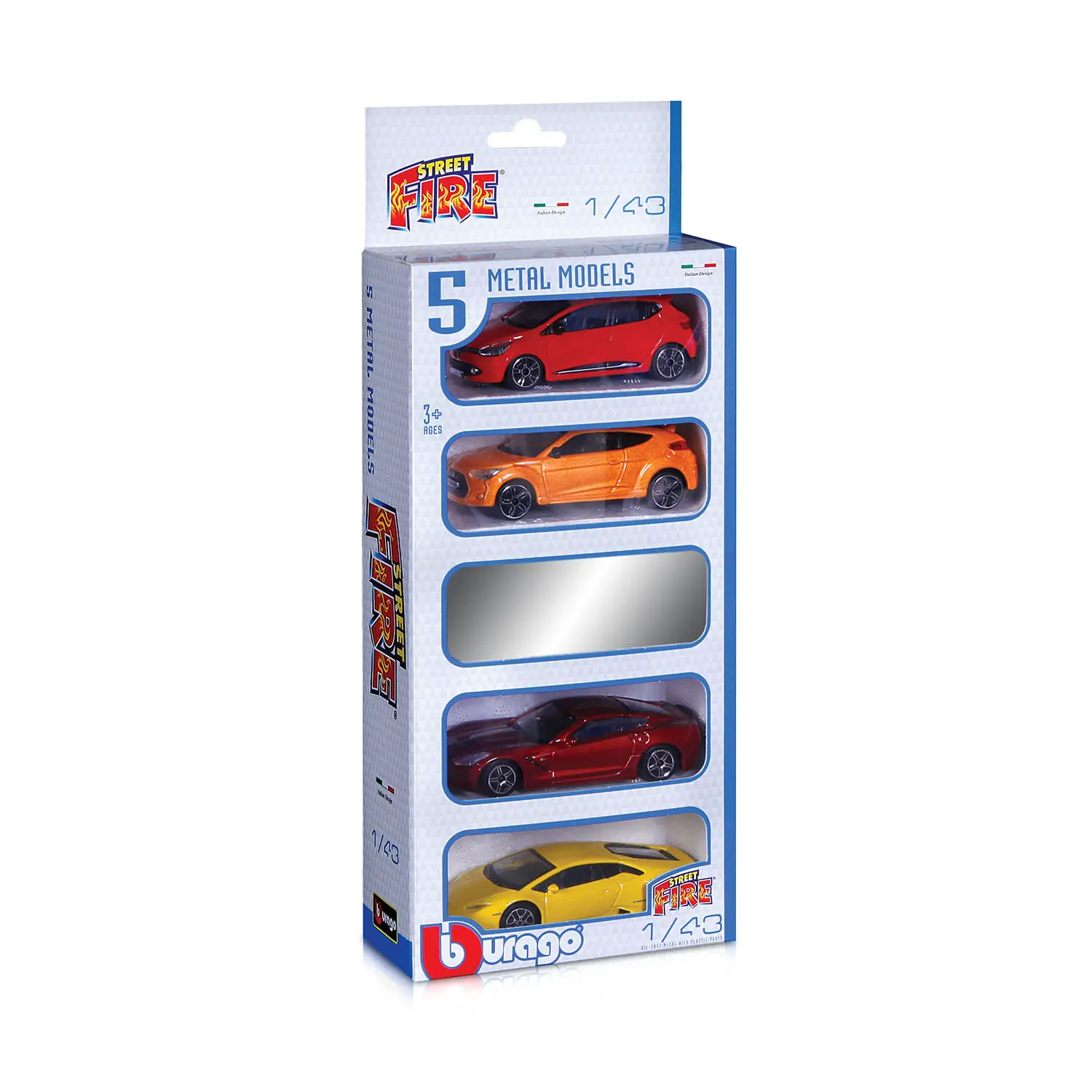 Auto 1:43 Burago Special 5 Pack - modellini